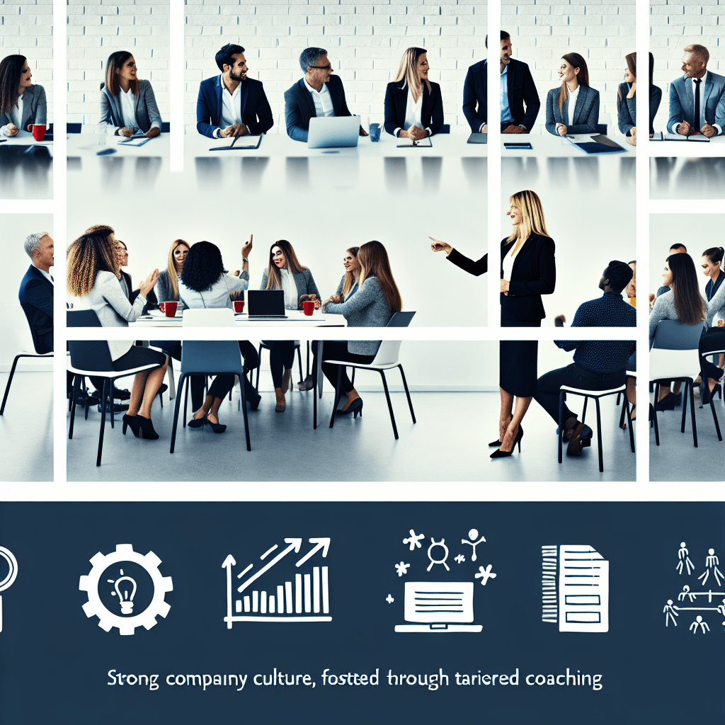 Culture d'entreprise forte grâce au coaching adapté