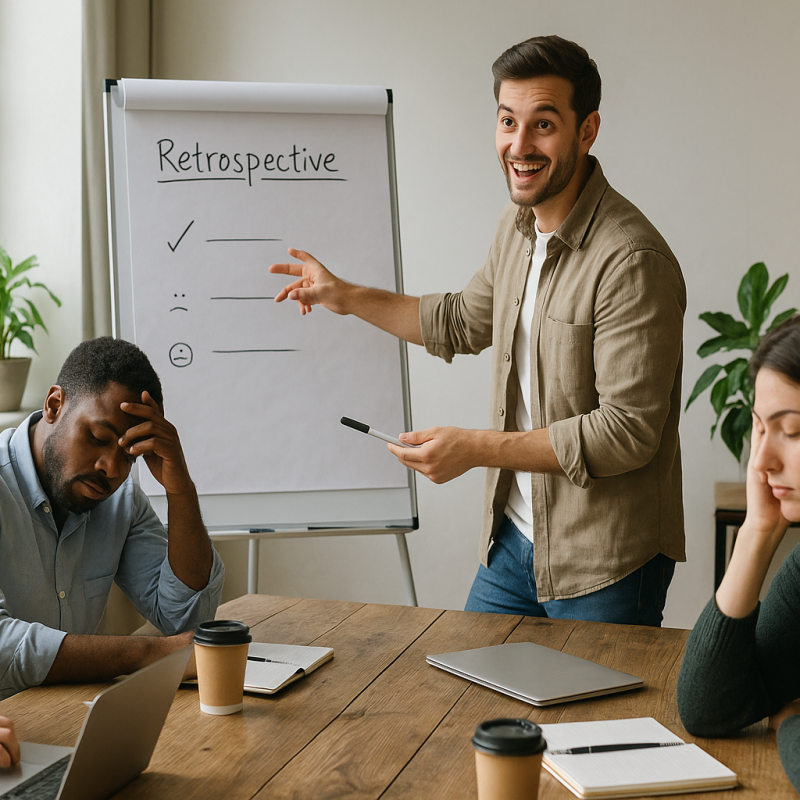 animer une rétro utile